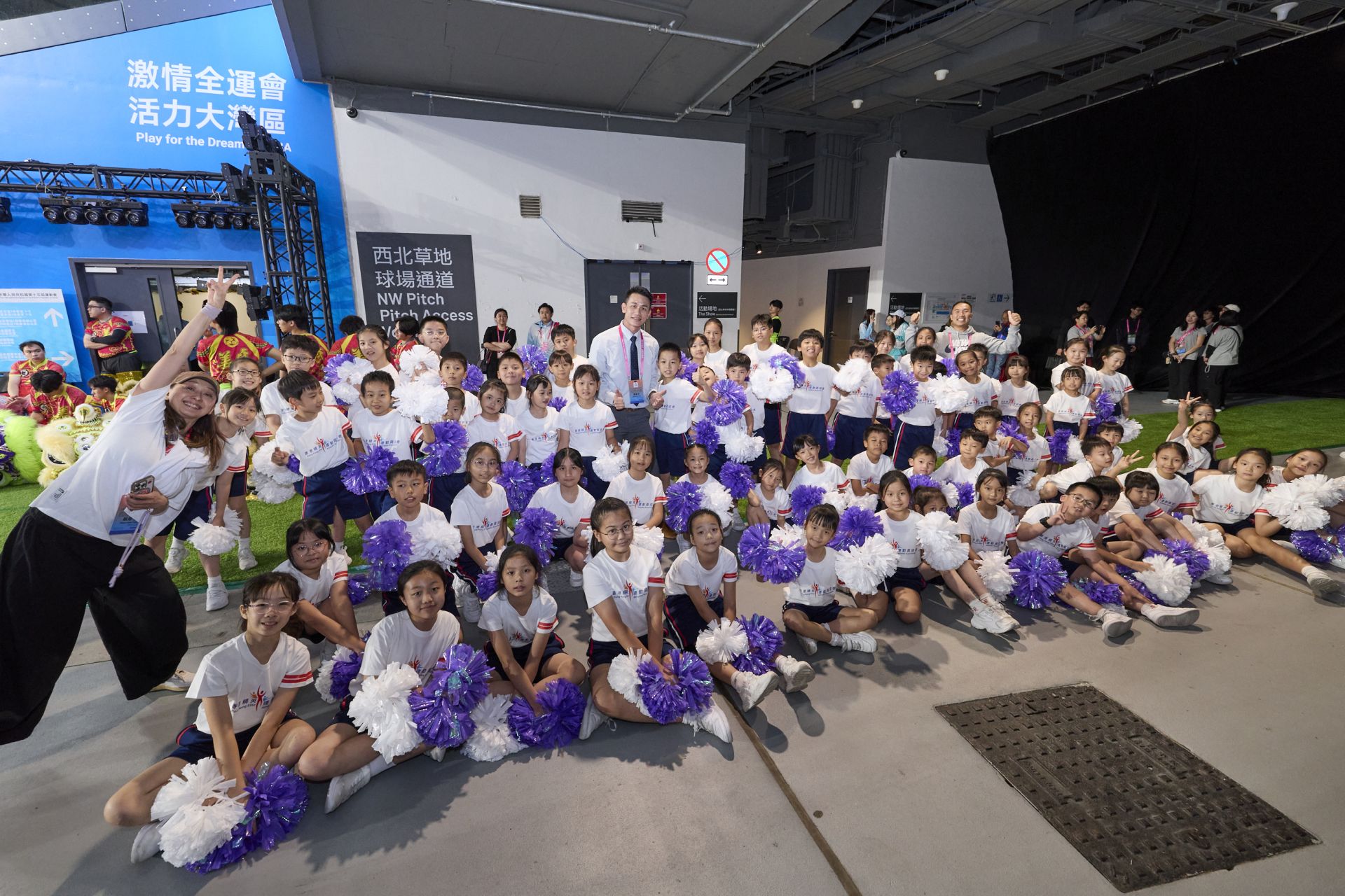 全運會七人欖球決賽開幕群舞表演