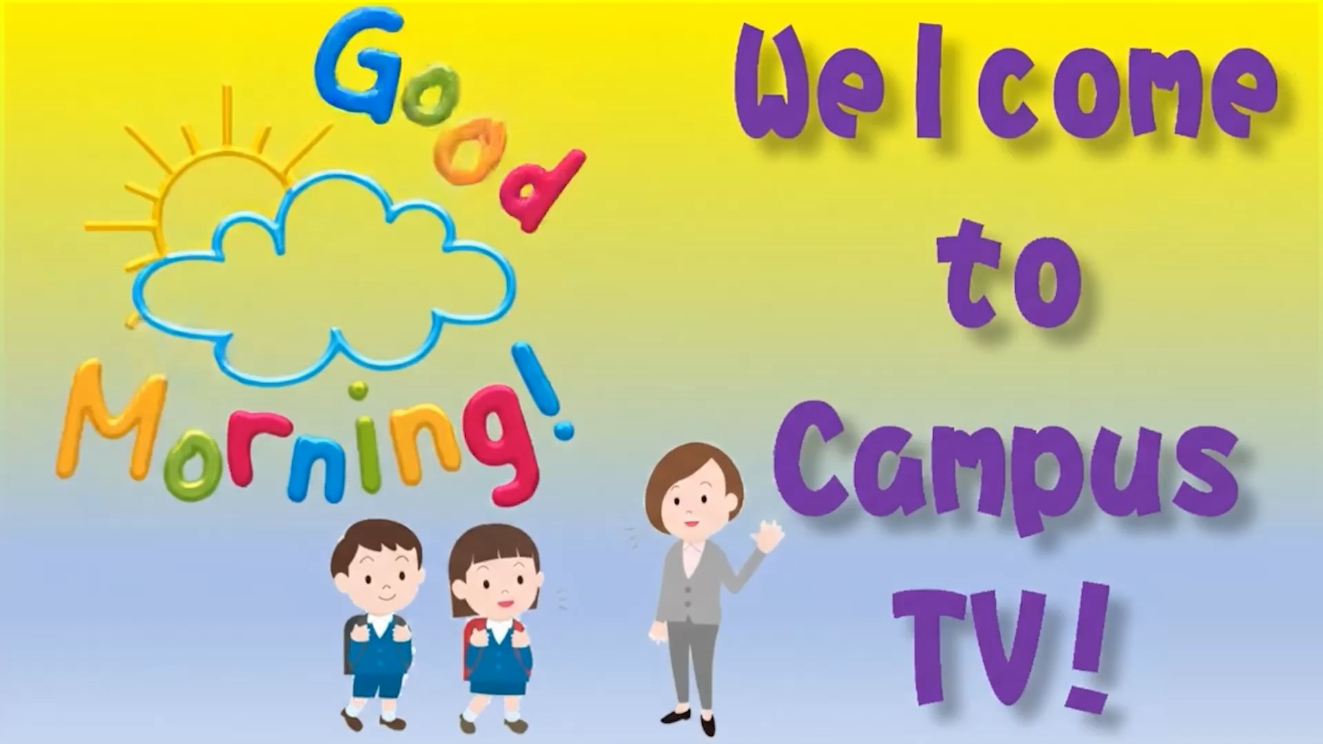 English Campus TV is here!